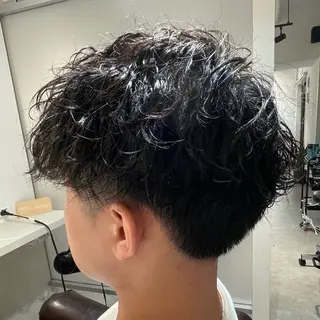 メンズ RUKA👱🏻 メンズカットパーマのヘアスタイル