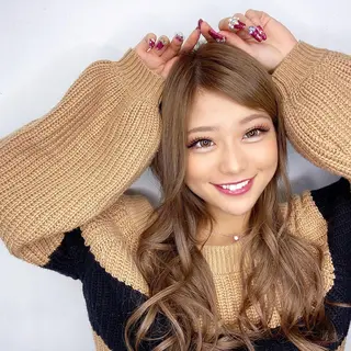 ロング カラー 💛カラー大人気💛 c i a t eのヘアスタイル