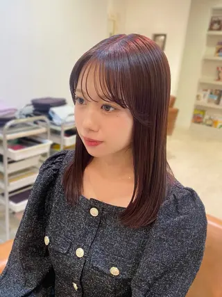 ミディアム カラー asuka🤍 Lita 4Fのヘアスタイル