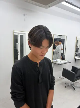 ミディアム 垢抜けのあっきー/ 本厚木徒歩1分のヘアスタイル