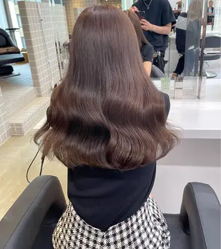 ロング 🤍透明感カラー/ 韓国レイヤー🤍のヘアスタイル