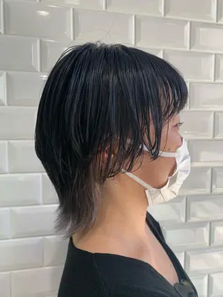 ミディアム カラー appiis 柳田葵　横浜のヘアスタイル