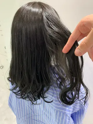 セミロング 🪞透明感カラー🫧 縮毛矯正🥇かずきのヘアスタイル