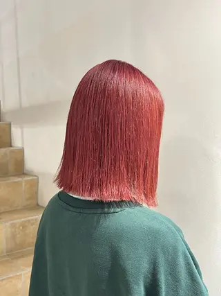 ミディアム カラー ogura hitomiのヘアスタイル