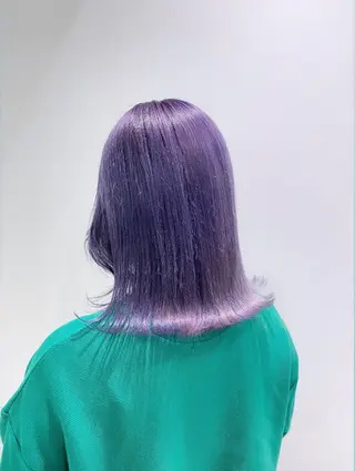 ミディアム 🌙yuria/ハイ トーン/ベージュ🌙のヘアスタイル