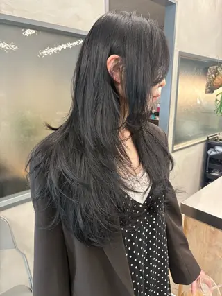 ロング カラー レイヤー/柔色 カラー/SAkiのヘアスタイル