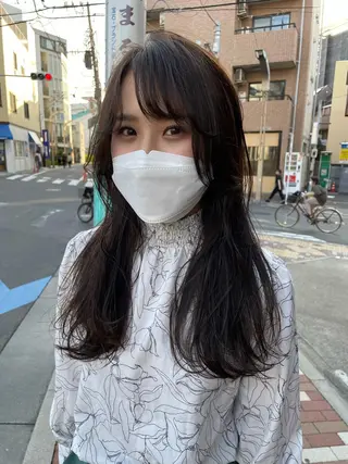 ロング 竹内 宏法のヘアスタイル