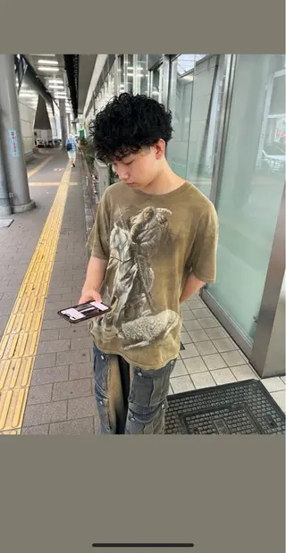ミディアム CoReha 河内 尋登のヘアスタイル