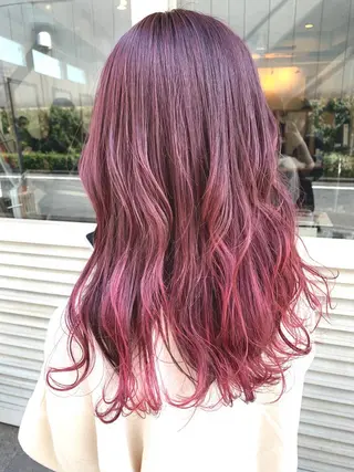 ロング カラー 菅沢 奈生のヘアスタイル