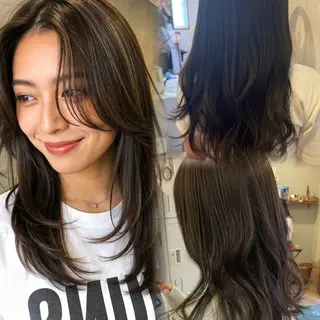 ロング 🪞顔周りカット🪞 北里朋子のヘアスタイル