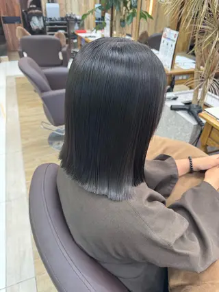ミディアム 髪質改善・縮毛矯正 白根凌二のヘアスタイル