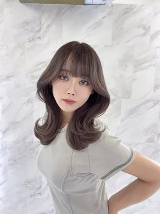 セミロング 🦋韓国hair🦋 エクステ店長sakiのヘアスタイル