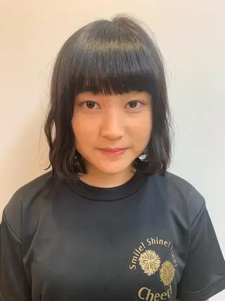 ミディアム 高橋 沙希のヘアスタイル
