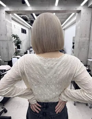 カラー Asami/名古屋/ ハイトーン/デザインのヘアスタイル