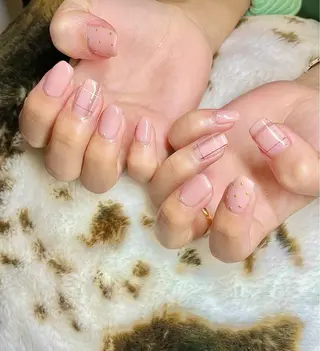 ミディアム カラー パーマ ヘアアレンジ メンズ キッズ ネイル マツエク・マツパ el. by Aoのネイルデザイン