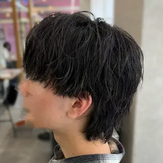 パーマ メンズ 楓🍁毛流れ /無造作のヘアスタイル