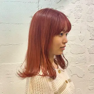 ミディアム カラー ヘアアレンジ 🎀レイヤー 透明感 カラーyuuri🎀のヘアスタイル