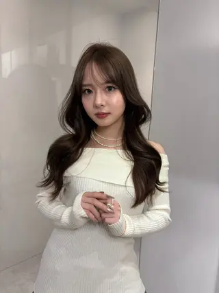 ロング 透明感/韓国ヘア/ miyu 🎀のヘアスタイル