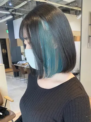 ショート カラー レイヤー/大人メンズ パーマ🌀 平島拓也のヘアスタイル