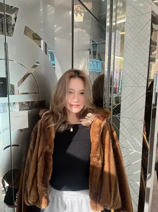 ミディアム 酒井 隆斗のヘアスタイル