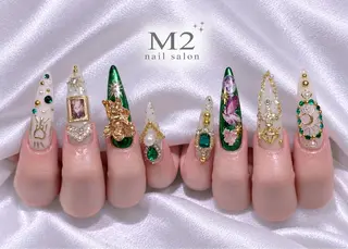 ネイル 長さだし専門店 M2 rikaのネイルデザイン