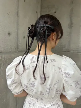 ロング ユカ yのヘアスタイル