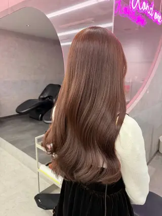 ロング カラー レイヤー&カラー 人気美容師倉崎涼のヘアスタイル