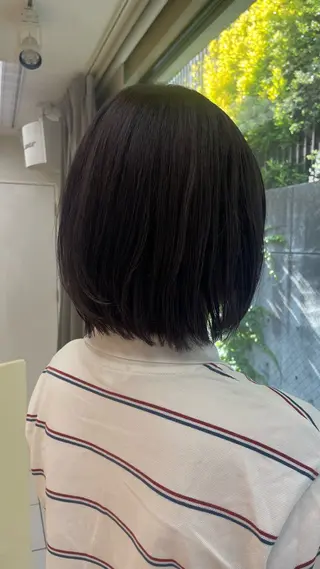 ミディアム 銀座ボブカラーパーマ misakiのヘアスタイル