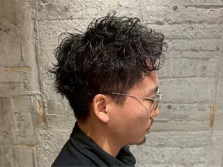 ショート パーマ メンズ 朝ラクパーマ 【SENA】のヘアスタイル