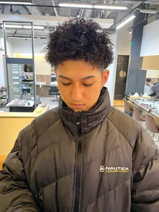 パーマ メンズ 福永速人 /メンズパーマのヘアスタイル