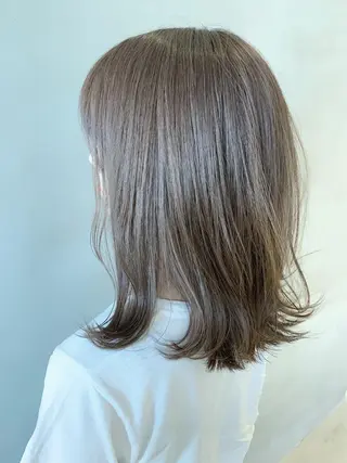 ミディアム カラー ヘアアレンジ メンズ ネイル マツエク・マツパ 夜23時まで予約🉑 reverieあきらのヘアスタイル