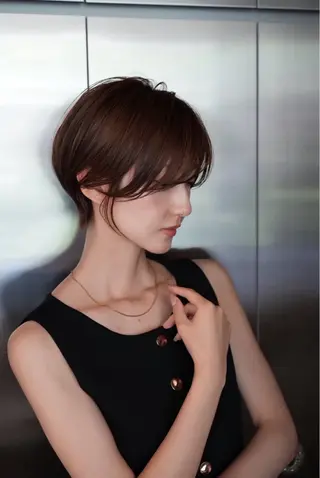 ショート カラー 加賀 千聖 /soigneのヘアスタイル