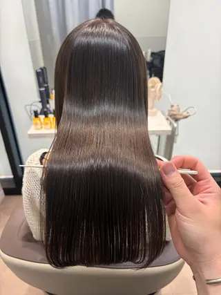 セミロング 【ブリーチ矯正◎】 【髪質改善矯正】のヘアスタイル