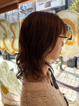 ミディアム 淀 小南津のヘアスタイル