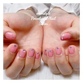 ミディアム ネイル 🐾enen style 🐾のネイルデザイン