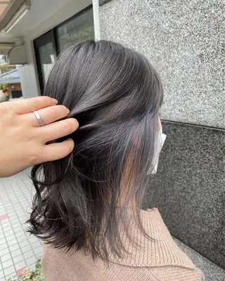 セミロング エクステ*美髪サロン KR2S河内長野店長のヘアスタイル