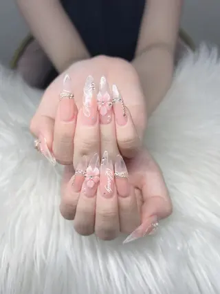 ネイル Lee Nails チップ長さだし専門店のネイルデザイン