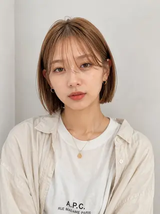 ミディアム カラー "オトナ髪”/ LAKA TOCCAのヘアスタイル