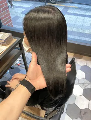 ロング 梅田🫧髪質改善 縮毛矯正🫧村上蒼生のヘアスタイル