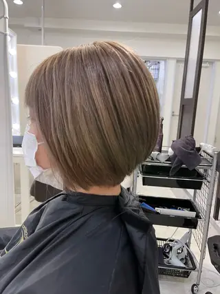 ショート サラ艶&艶髪系✨ Ayane/心斎橋のヘアスタイル