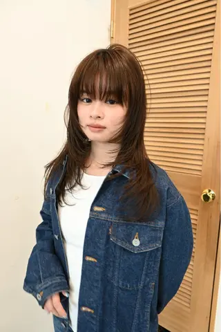 ロング 松井 涼馬のヘアスタイル