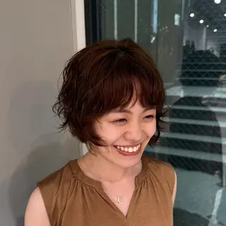 ショート パーマ mihiro/名古屋 /パーマ/モデル募集のヘアスタイル