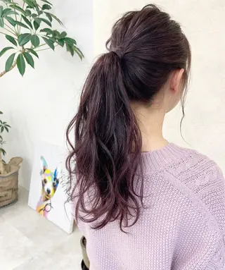 ロング カラー ヘアアレンジ 眉毛ワックス konomiの眉毛・アイブロウイメージ