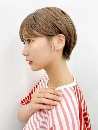 ショート anhelo髪質改善 メテオ髪質改善名駅のヘアスタイル