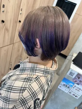 ショート カラー ブランシェ小幡駅前店 森樹のヘアスタイル