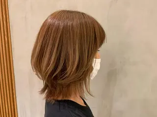 ミディアム 山本 亜以子のヘアスタイル