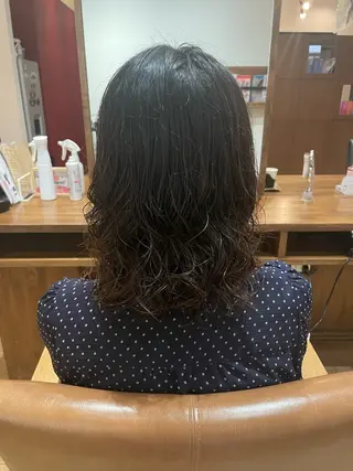 ミディアム ボブパーマ🧸 /YUNAのヘアスタイル