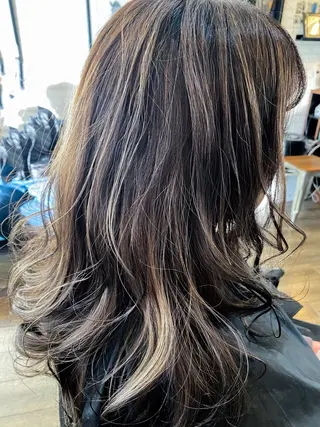セミロング カラー 大久保寿高✨ なりたい色を叶える✨のヘアスタイル