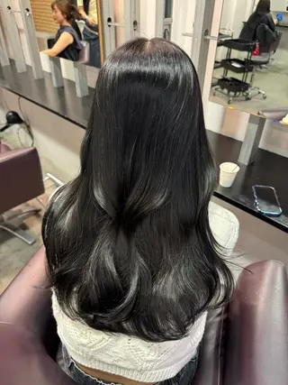 ロング カラー ベージュ透明感カラー 💟AYUMI💟のヘアスタイル