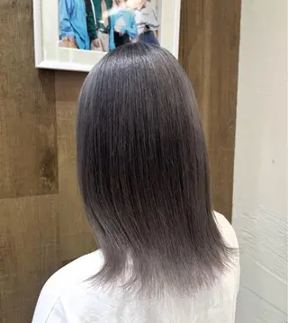 ミディアム カラー 齋藤 連のヘアスタイル